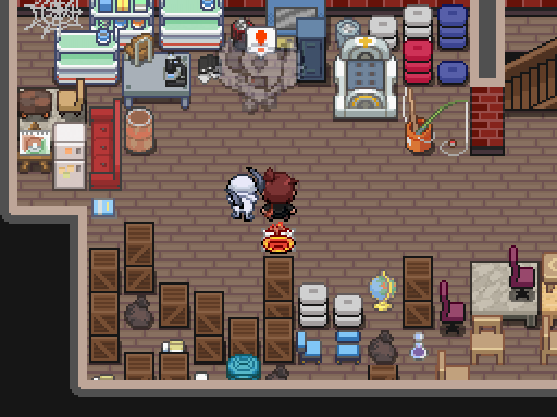 The player joins forced with an Absol to fight an Avatar of Absolus.